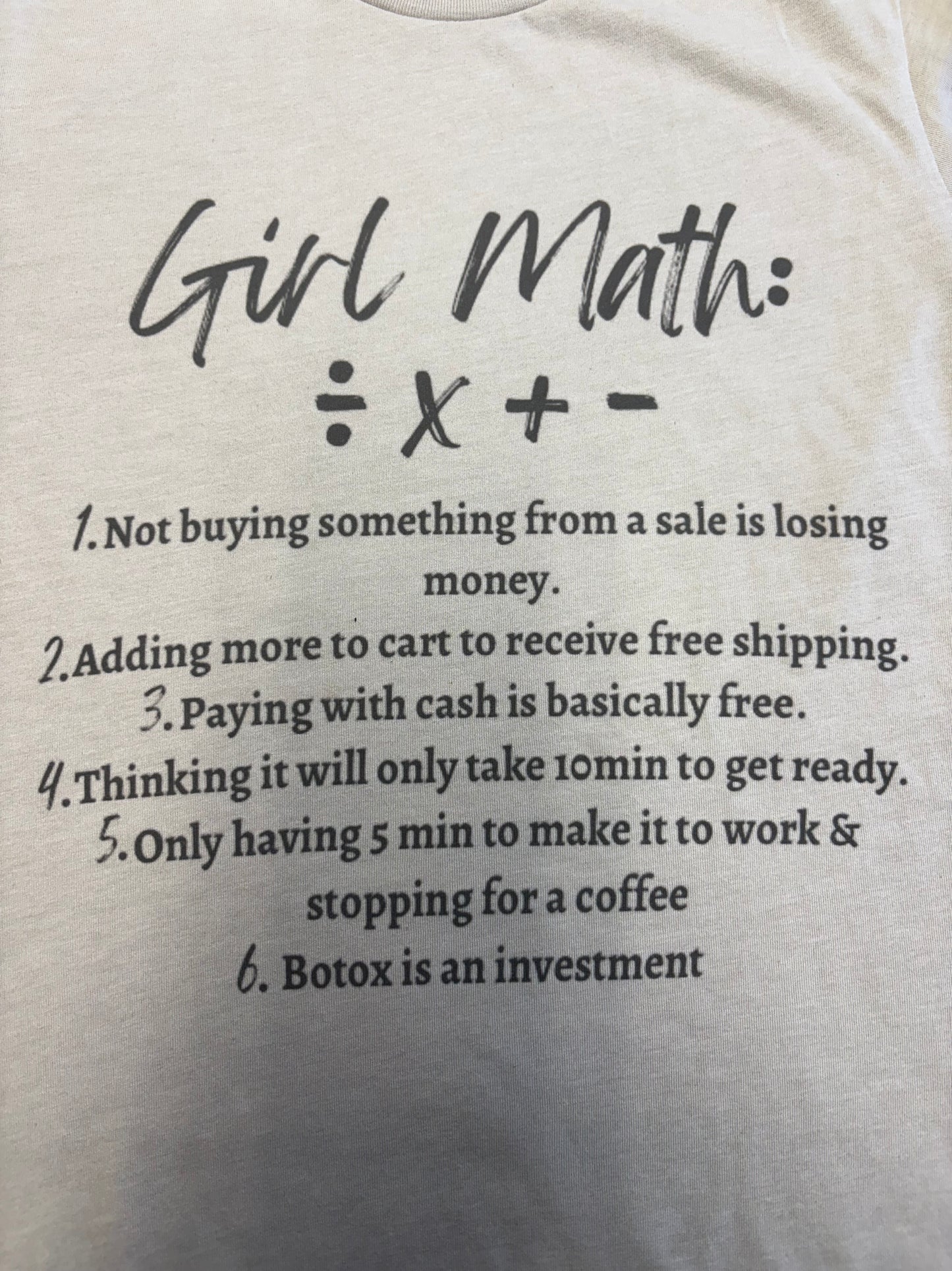 Girl Math