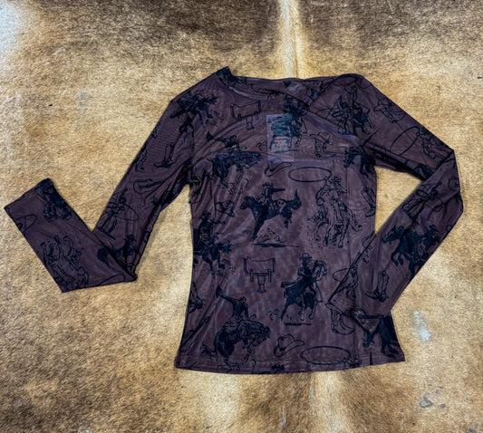 Brit Mesh Top