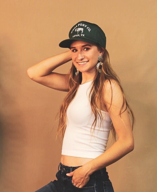 WPC Green Stock Horse Cap