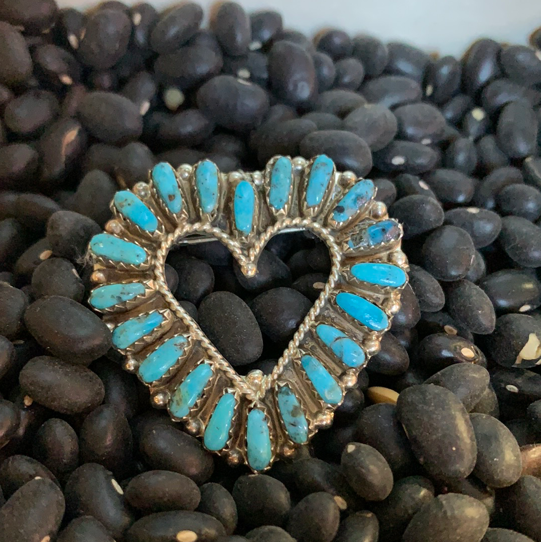 Heart pin