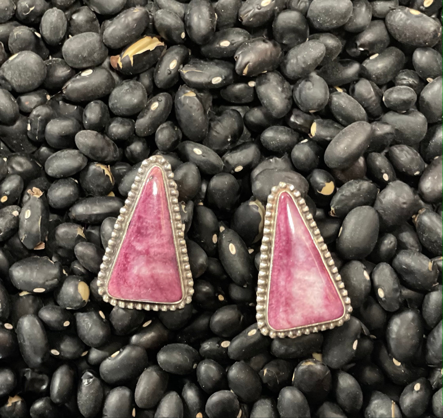 Triangle spiny earrings