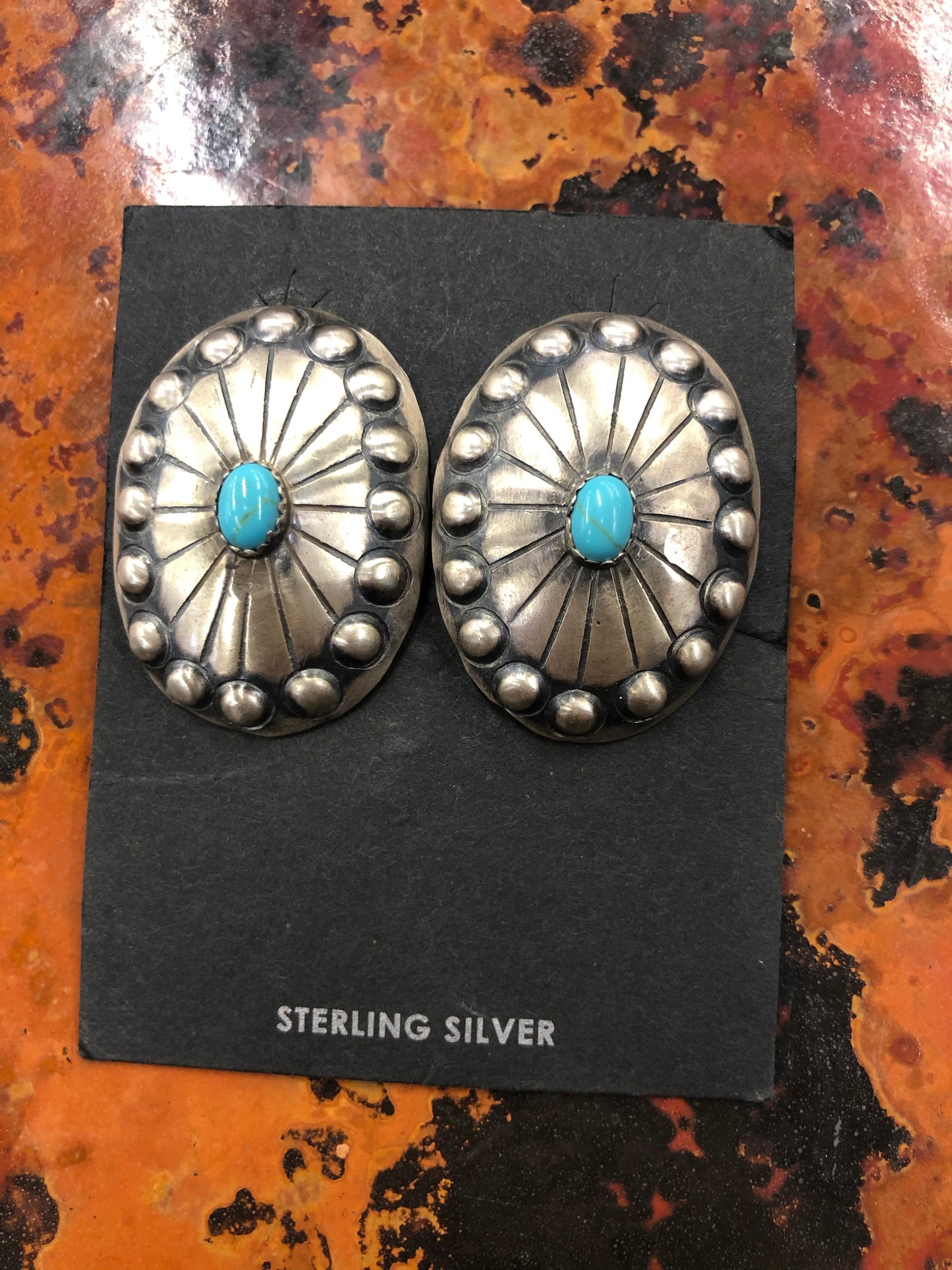The Heathered Striking Silver Earrings