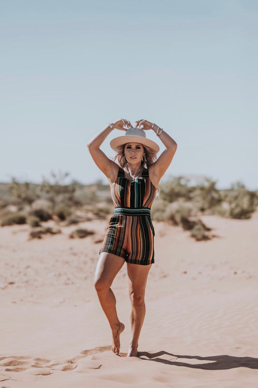 SILVERADO SERAPE ROMPER
