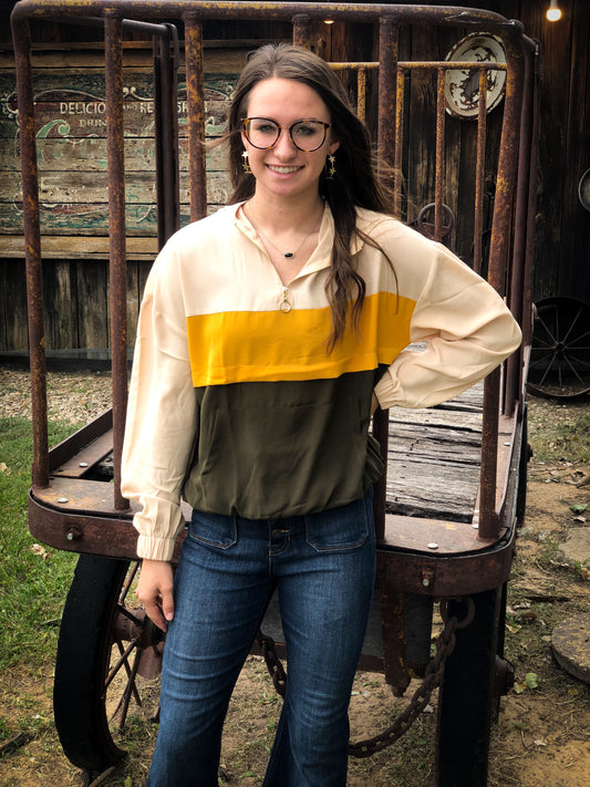 Emily Zip Top
