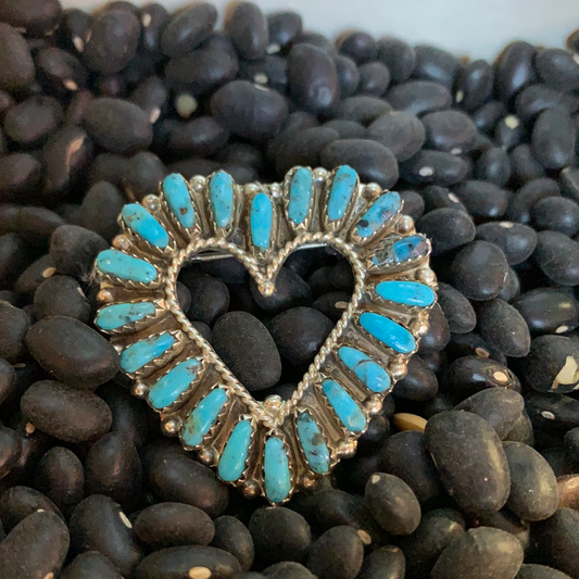 Heart pin